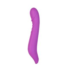 G-spot Vibrator with Realistic Bell End - Purple